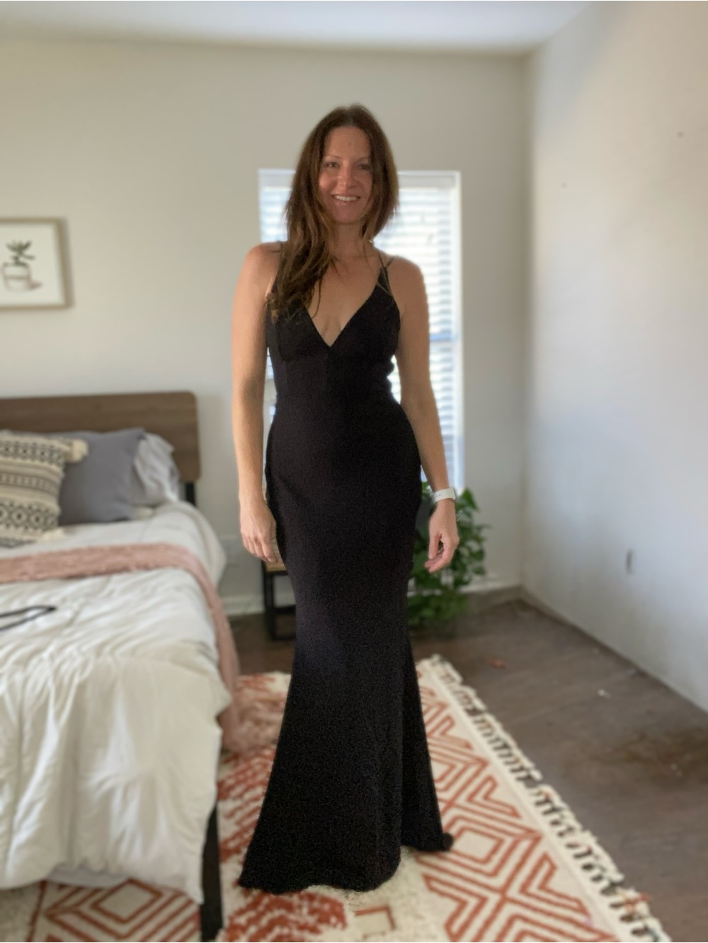 NWT lulu’s black formal dress size small